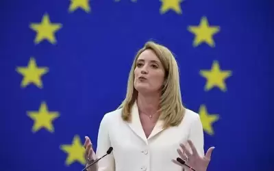 رئيسة البرلمان الأوروبي تصل إلى أوكرانيا