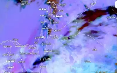 موجة غبارية قادمة من فلسطين وسيناء