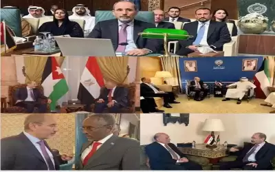 الصفدي يبحث مع وزراء خارجية عرب