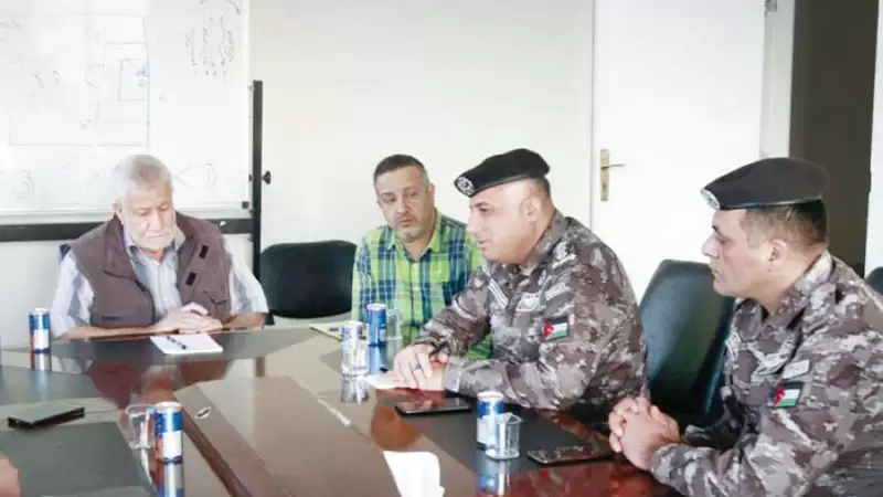 وحدة أمن الملاعب تزور نادي شباب