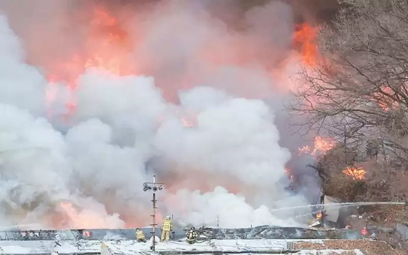 كوريا الجنوبية.. إخماد حريق هائل بعد