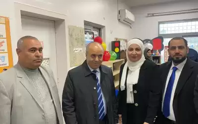 وزير التربية يتفقد مدرسة مادبا الأساسية