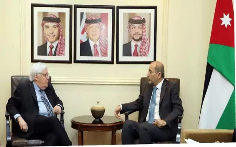 وزير الخارجية يبحث مع غريفيث الأوضاع