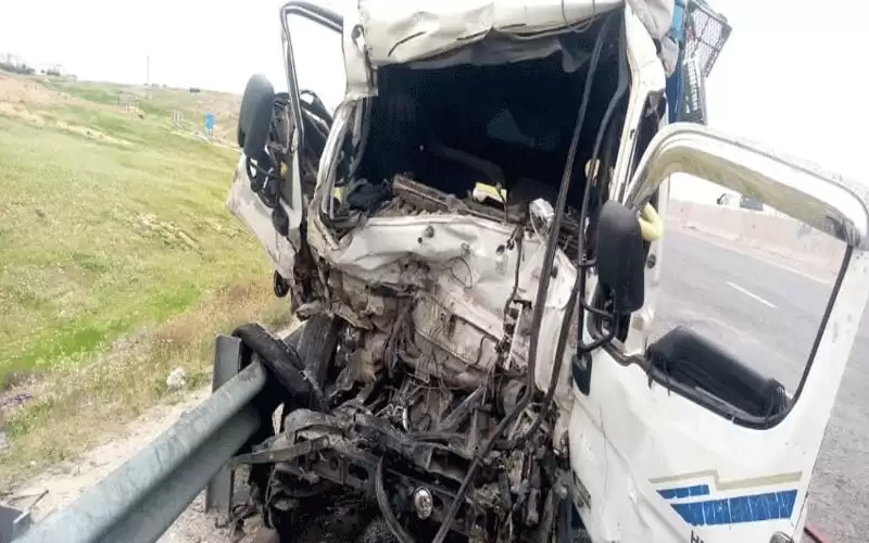 بالصور .. وفاة واصابة بحادث على