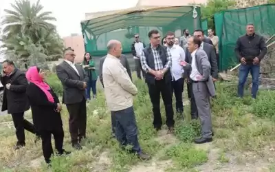 الحنيفات يتفقد كميات الانتاج وعدد من