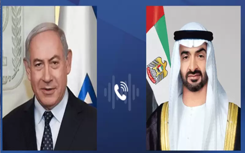 محمد بن زايد يبحث مع نتنياهو