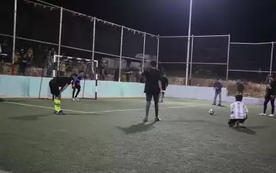 بالصور .. افتتاح بطولة خماسي كرة