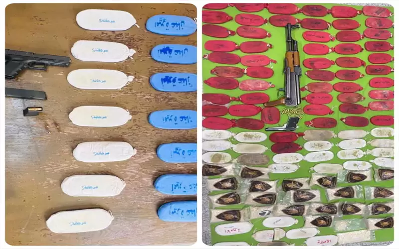 القبض على 9 تجار مروجين للمخدرات
