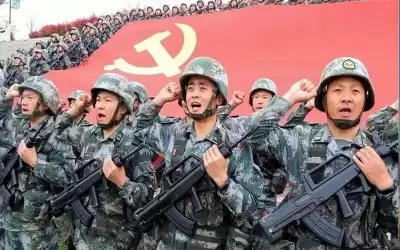 الجيش الصيني يعلن (التأهب العالي)