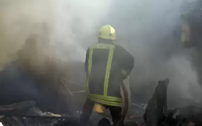 9 إصابات بحريق شقة في طبربور