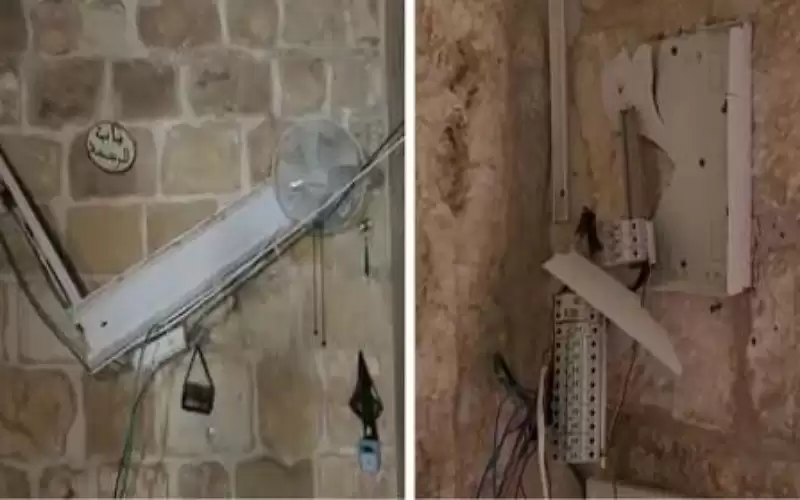 اقتحام إسرائيلي وأعمال تخريب لمصلى باب