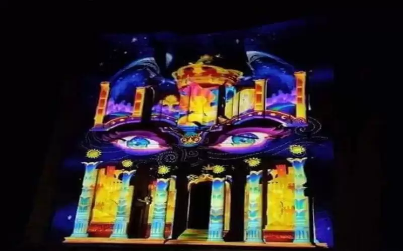 مهرجان البترا الضوئي يثير اعجاب الأردنيين