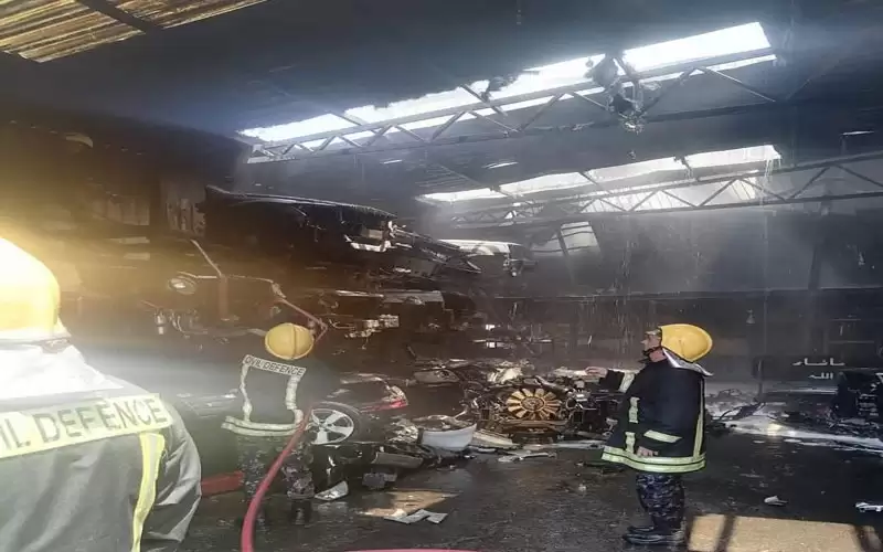 بيان أمني حول حريق محلات قطع