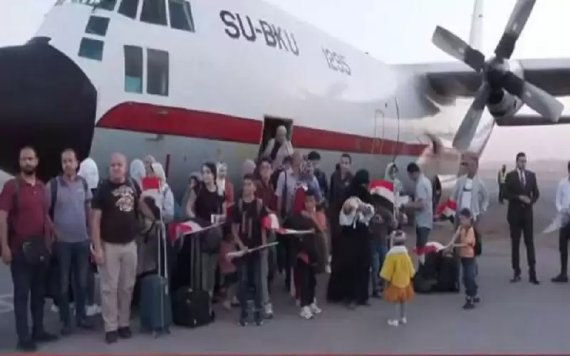 إجلاء 1539 مصريا من السودان