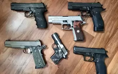 السجن 9 سنوات لشخصين هربا مسدسات