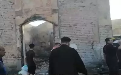 حريق يلتهم كنيسة أثرية في مصر