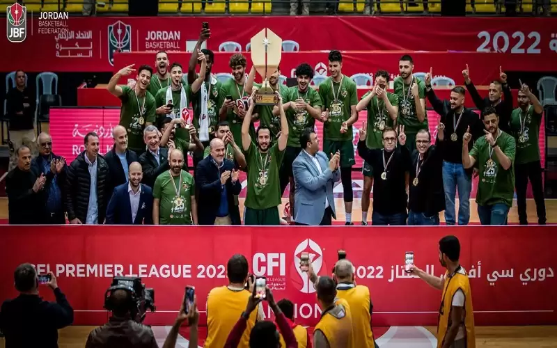 فريق الأهلي بطلا لدوري كرة السلة