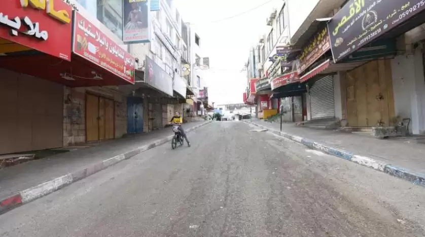 إضراب عام في الضفة