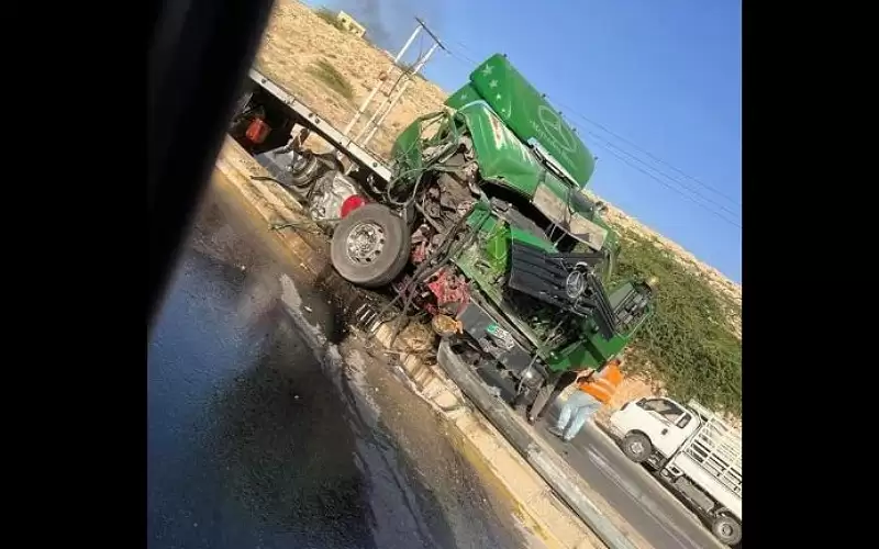 الأمن: تدهور شاحنة على 14 مركبة