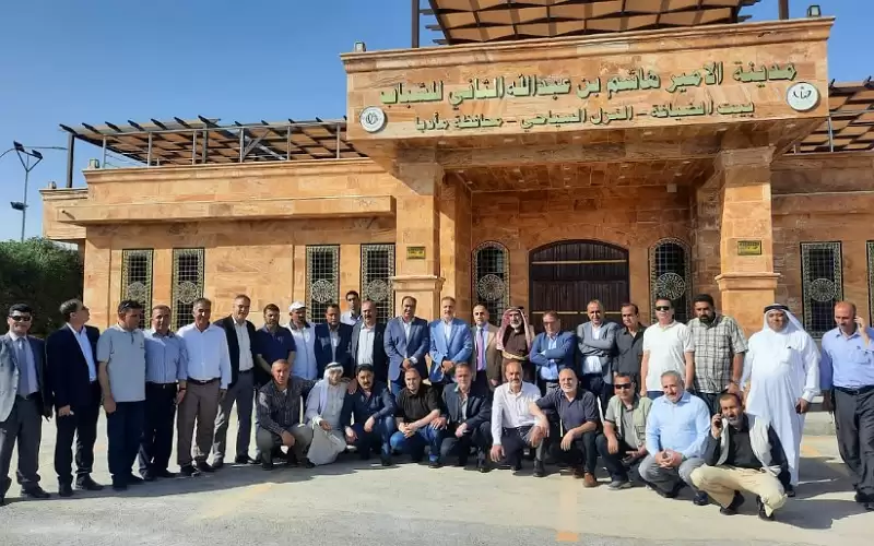 رؤساء أندية محافظة الكرك يزورون مدينة