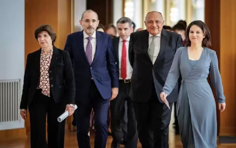 الصفدي يلتقي نظراءه المصري والفرنسي والألماني