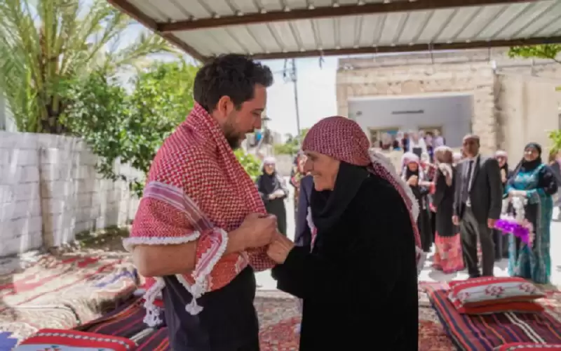 ولي العهد بعد زيارة الحاجة ترفة