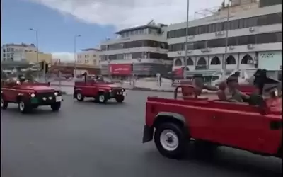 الموكب التجريبي لزفاف ولي العهد يجوب