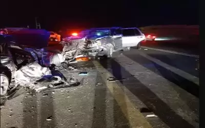 13 إصابة بحادث تصادم في اربد