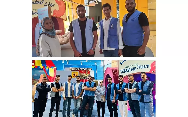 يوم تطوعي بمتحف الأطفال لطلبة تمريض عمان الأهلية