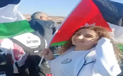 أول أردنية تشارك ببطولة عالمية لسباحة