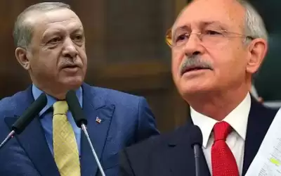 استطلاع.. أردوغان يتفوق على أوغلو بنسبة