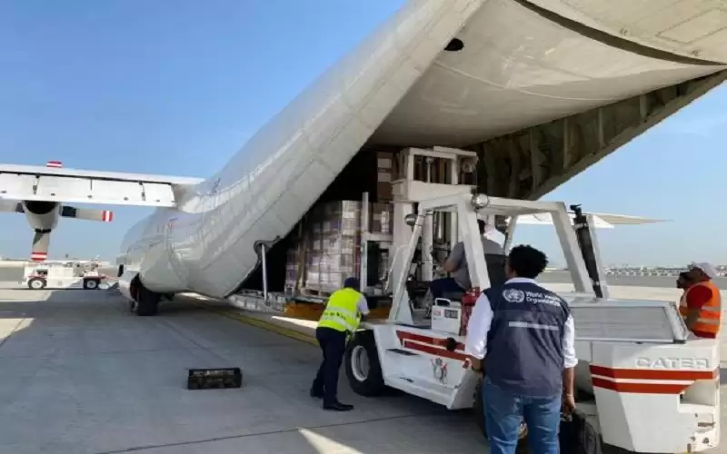 الصحة العالمية تقدم امدادات لعلاج المهاجرين