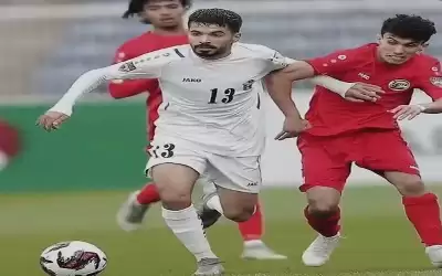 اللاعب الأردني عمر صلاح في طريقه