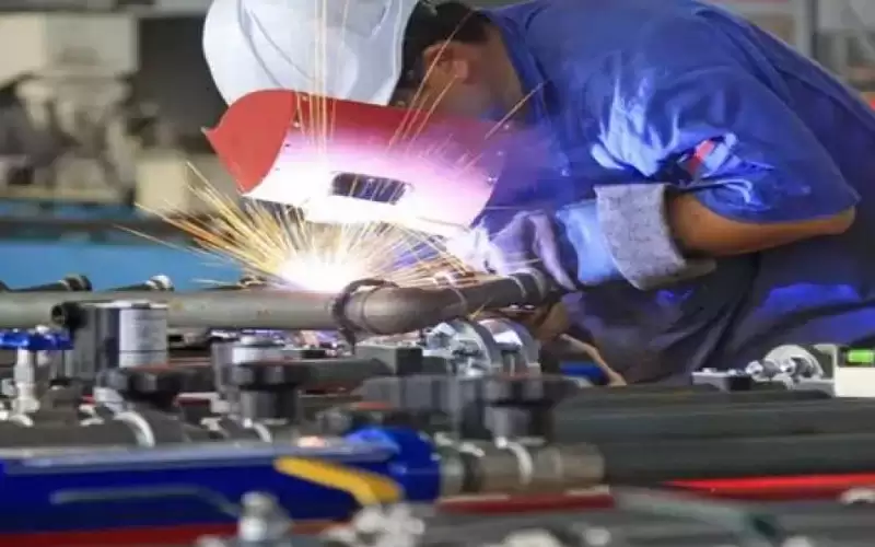 انخفاض الرقم القياسي لكميات الإنتاج الصناعي