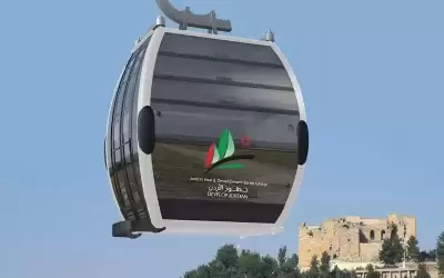 افتتاح تلفريك عجلون رسميا أمام الجمهور