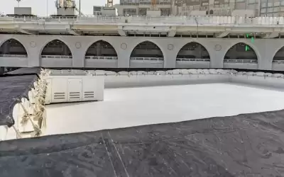 غسل سطح الكعبة المشرفة باستخدام الذكاء