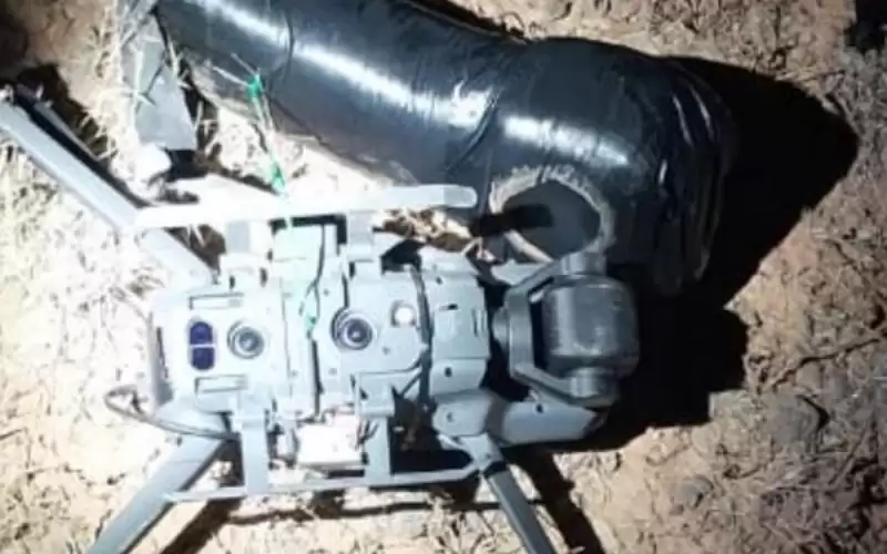 إسقاط طائرة مسيرة محملة بقطع أسلحة