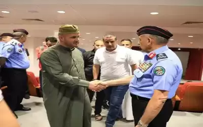اللواء المعايطة يودع بعثة حج الأمن