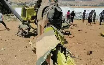 الجيش يصدر بيانا بحادثة سقوط المروحية