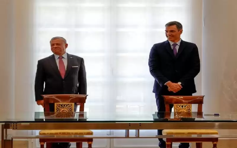 بيان أردني- إسباني عقب مباحثات الملك