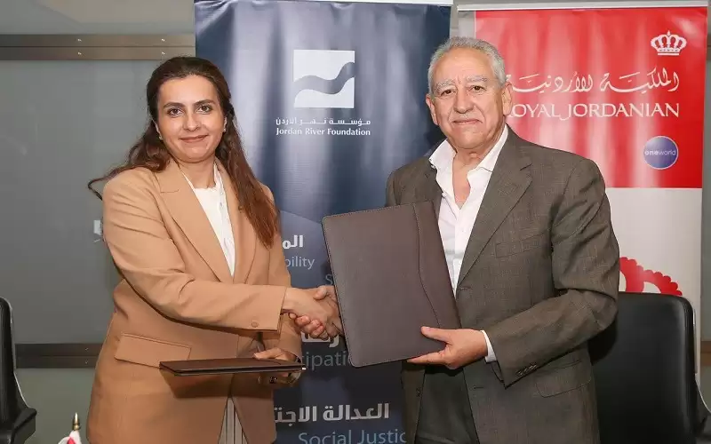 الملكية الأردنية تدعم برامج نهر الأردن