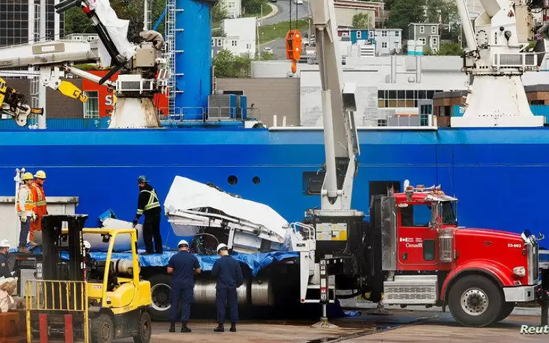 إعادة بقايا الغواصة تيتان إلى اليابسة