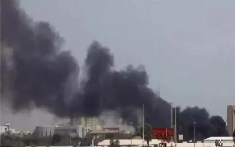 انفجار عنيف بمحيط قيادة الجيش بالخرطوم