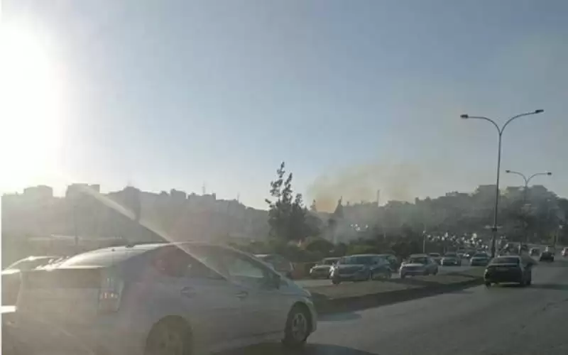 إزدحام مروري بسبب تدهور مركبة على