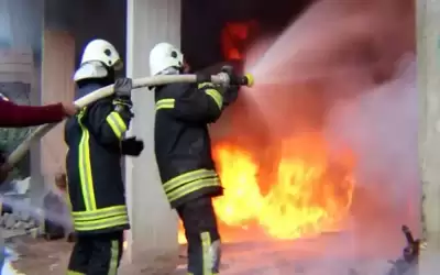 إصابة طفلين بحريق منزل في الزرقاء