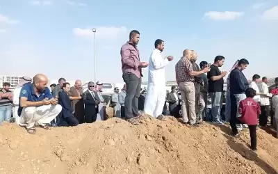 جنازة حاشدة لوافد مصري توفي في