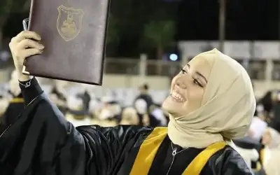 مباركة للصحافي مأمون بيضون بمناسبة تخرج