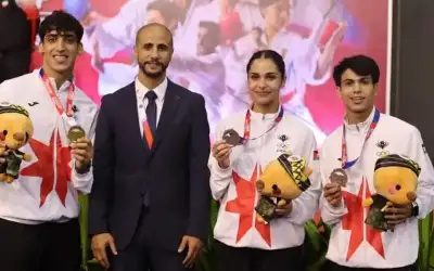 ذهبية وبرونزيتان للأردن في بطولة آسيا