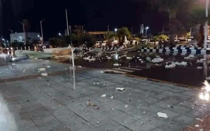 إصابات في مطار عدن الدولي جراء