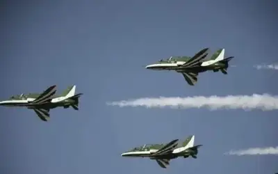السعودية .. سقوط طائرة عسكرية من